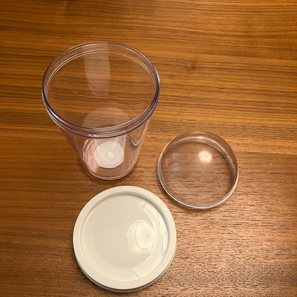 Sagaform Swedish Plastic Yogurt To Go Cup with Granola Cereal Toppings Storage - Picture 3 of 6